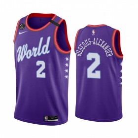 Maillot NBA Oklahoma City Thunder Shai Gilgeous-Alexander 2 Nike 2020 Rising Star Swingman - Homme